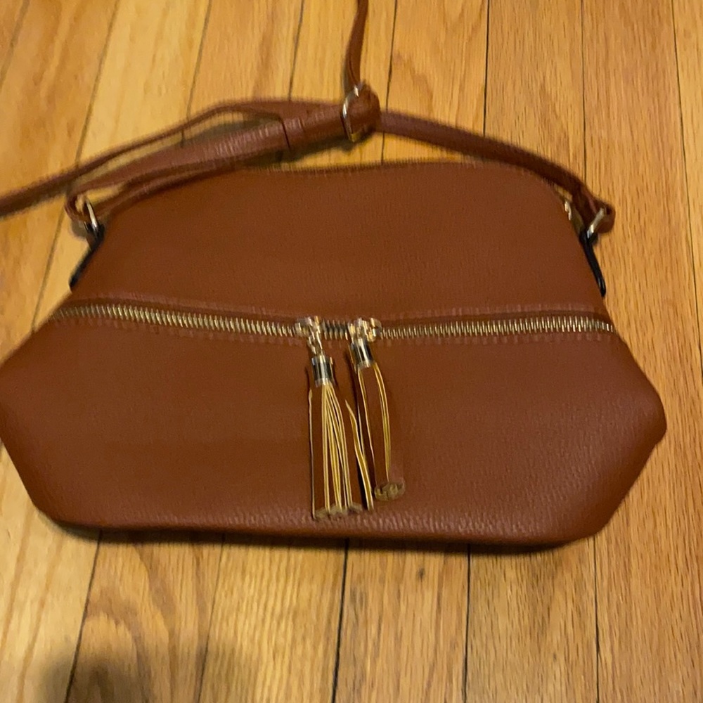 Brown crossbody bag